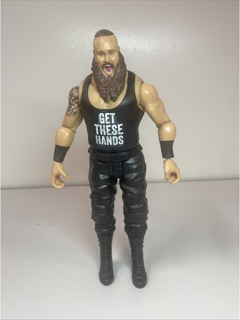 2017 Mattel WWE Braun Strowman Get These Hands 7.5" Wrestling Action Figure